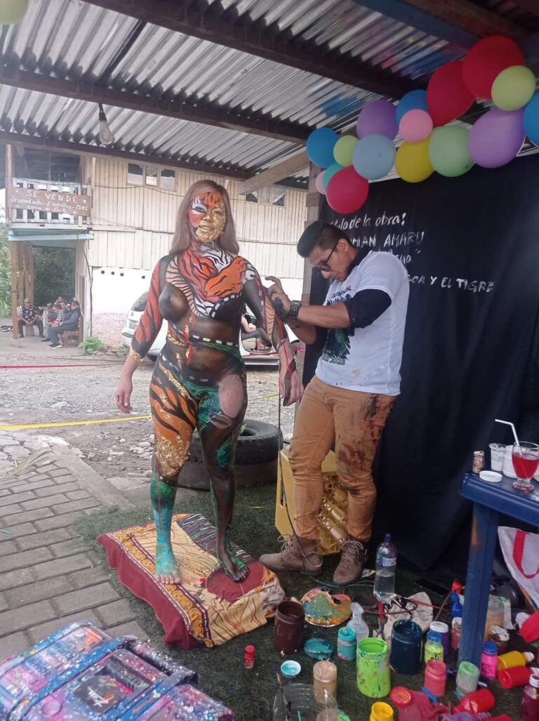 Carnavales23: se cumplió el concurso nacional de cuerpos pintados en