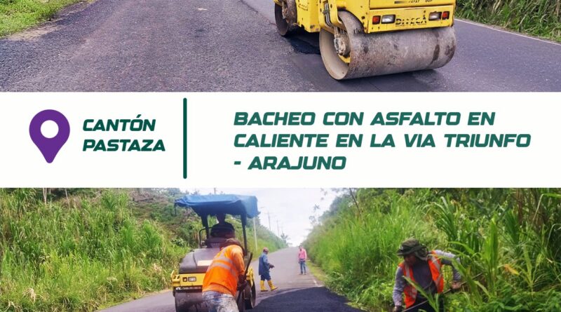 (Publinota) afirmado de vías se amplia hasta la parroquia El Triunfo