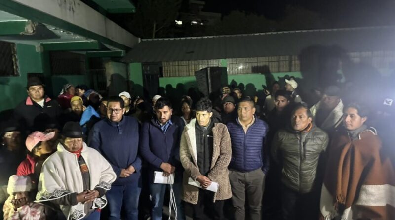Esto dijeron los tres policías retenidos en Cotopaxi ante la justicia indígena.