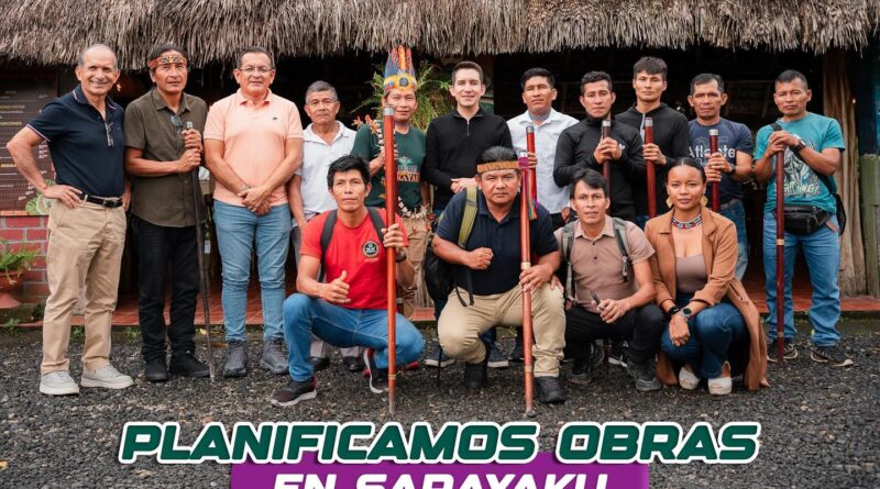 (Publinota) Prefectura de Pastaza planifica obras para pueblo originario de Sarayaku