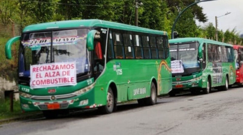 Ecuador: Transporte público se paraliza en Pichincha este lunes 15 septiembre