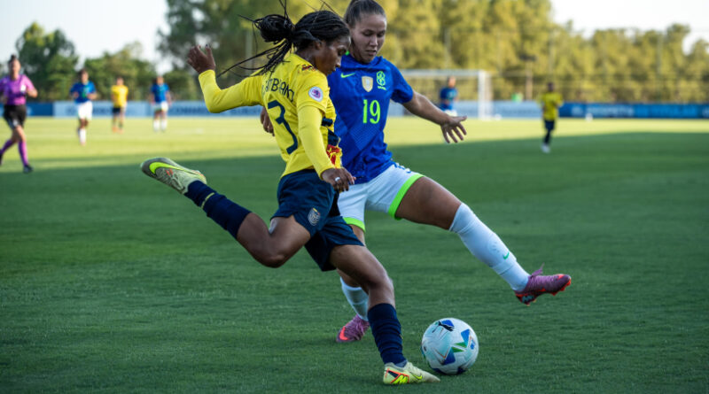 Ecuador empato 1-1 con Brasil y sueña con el campeonato sudamericano sub 20 femenino