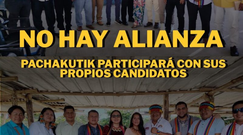 Pastaza: Pachakutik decide ir solo, sin alianzas a las proximas elecciones seccionales