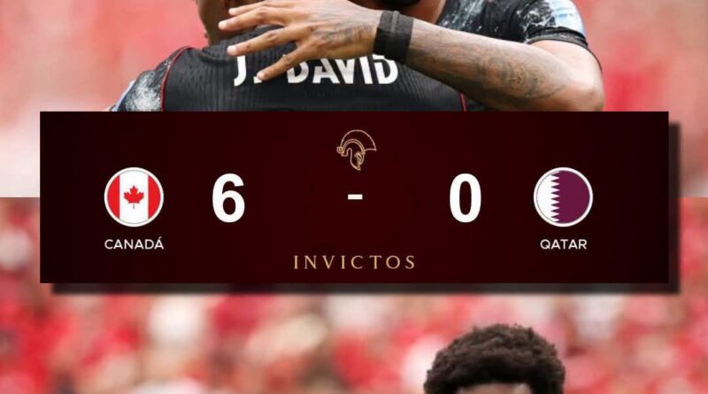 CANADÁ SE DIO UN FESTÍN CONTRA CATAR QUE LO GOLEÓ 6-O.