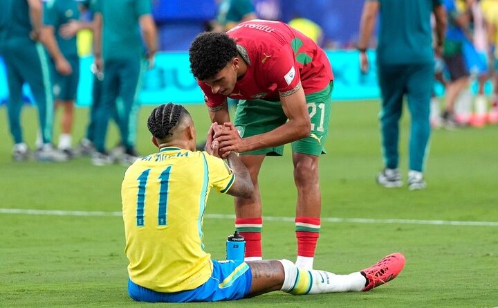 Brasil no pudo contra Marruecos y empato 1-1 en su debut mnundialista
