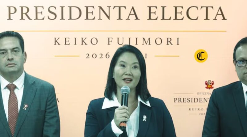 Keiko Fujimori proclamada Presidenta de Perú, luego de un intenso conteo de votos